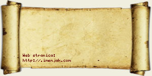 Žaklina Čakaranović vizit kartica